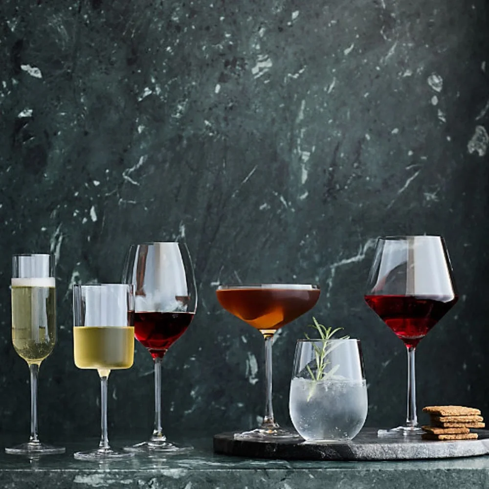 New! 🥂 Crate&Barrel Elegant. Modern Coupe Glass 11.75oz